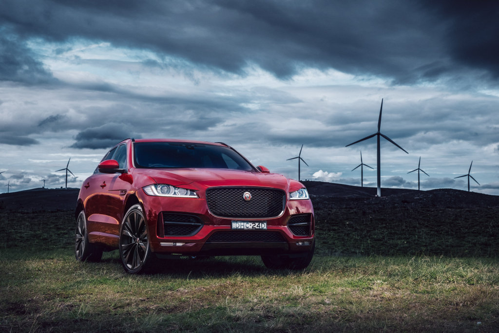 The Jaguar F-Pace. The Jaguar F-Pace.